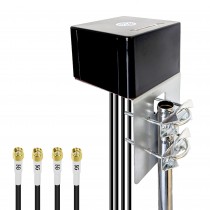 Maswell Cellular 5G 4G LTE Antenna 4X4 MIMO 600-8000 MHz Omni WIFI7 M2M IoT L plate included