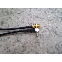 interface cable Huawei CRC9 to SMA bulkhead female_Perfect for Huawei USB modem