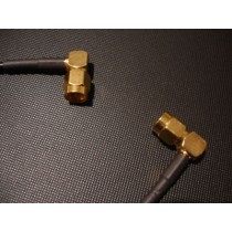 Cable(RG58) SMA 90 degrees Plug/ 90 degrees Plug 29cm