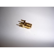 SMA Straight PCB Jack Gold Plated
