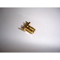 SMA PCB end launcher Jack Gold Plated